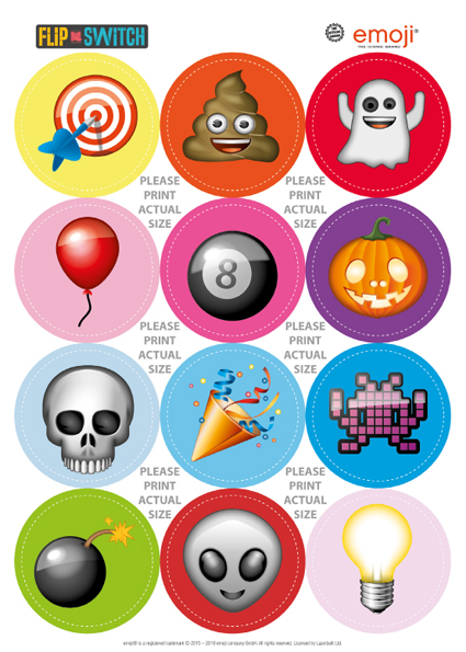 EMOJI® OBJECTS – 2 pages / 22 designs